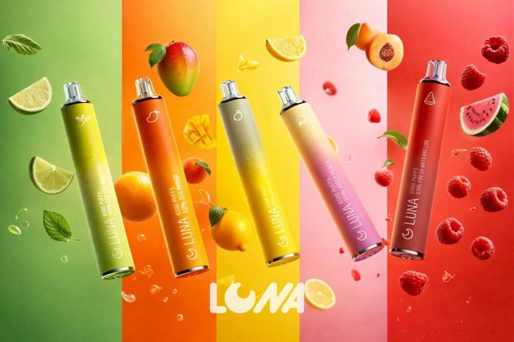 LUNA 一次性 6500口1 【LUNA 一次性6500口】13ml大容量|Type-C充電|10款人氣口味